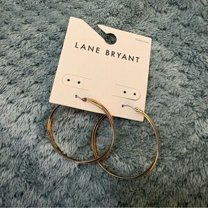 Lane Bryant Gold-Tone Hoop Earrings
